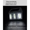 3 in 1 Solar Duvar Lambası – IP65 Su Geçirmez, Hareket Sensörlü