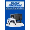 4K Android Smart Wi-fi Çift Kollu Projeksiyon Game Box Kumandalı Taşınabilir