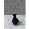5 cm Mor Kalp Formlu Mini Vazo Modern Mini Dekor Ürünü
