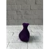5 cm Mor Kalp Formlu Mini Vazo Modern Mini Dekor Ürünü
