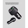 Araç İçi Bluetooth Müzik Kiti + Type-C PD Araç Şarjı Seti