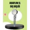 Basınçlı El Duşu Başlığı – Döner Pervaneli, Göz Kamaştıran Yağmur Etkisi