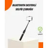Bluetooth’lu Işıklı Selfie Çubuğu – Katlanabilir, 130 cm
