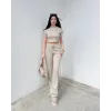 Bol paça pantolonlu alt üst takım