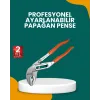 Çelik Alaşımlı Ayarlı Papağan Pense Yalıtımlı Sap