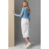 Çıtçıt Detaylı Bluz Mavi T4343