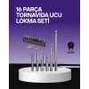 Çok Amaçlı 16lı Bits Uç Seti Dayanıklı Tornavida Adaptör