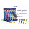 Difas Rainbow Orta Sert Diş Fırçası Medium 12ADET