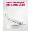 Duvar Tipi Vakumlu Askılık Şeffaf Orta Tasarımlı