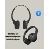 Geniş Frekans Aralıklı Bluetooth Kulak Üstü Kulaklık
