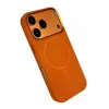 Joko Apple iPhone 17 Pro Luno Deri Magsafe Kapak - Turuncu