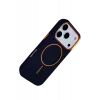 Joko Apple iPhone 17 Pro Max Luno Deri Magsafe Kapak - Mavi