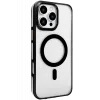 Joko Apple iPhone 16 Pro Gleam PC Sert Magsafe Kılıf - Şeffaf-Siyah