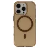 Joko iPhone 16 Pro Max Gleam PC Sert Magsafe Kılıf - Şeffaf-Gold
