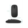 Kablosuz Mouse Fare Şarjlı Bluetooth Wireless Çift Modlu Sessiz