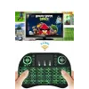 Kablosuz Türkçe Q Klavye RGB Işıklı Televizyon Ps3 Dokunmatik Mouse