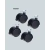 Kilitli Mini Tekerlek Ayak 4 cm 4’lü Set