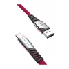 Konfulon DC17 Lightning Kablo iphone Uyumlu 1M 2.4A - Kırmızı
