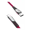 Konfulon DC17 Lightning Kablo iphone Uyumlu 1M 2.4A - Kırmızı