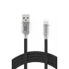Konfulon S48 Lightning Kablo iphone Uyumlu 1M 3A - Siyah