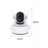 LED Aydınlatmalı 5 Antenli Motorlu 1080P Wifi Kamera Sensörlü