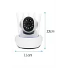 LED Aydınlatmalı 5 Antenli Motorlu 1080P Wifi Kamera Sensörlü