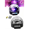Led Işık Disko Topu Bluetooth Hoparlörlü USB Müzik Çalar Kumandalı