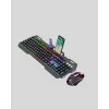 Mekanik Oyuncu Seti – LED Işıklandırma ve Ergonomik Mouse