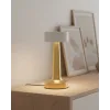 Modern Altın Gövdeli LED Masa Lambası 3 Işık Modlu