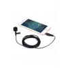 Newface 3.5mm Jak 1.5 Metre Double Mikrofon - Siyah