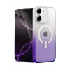 Newface Apple iPhone 12 Pummel Shiny Magsafe Kapak - Mor