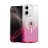 Newface Apple iPhone 12 Pummel Shiny Magsafe Kapak - Pembe