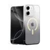 Newface Apple iPhone 12 Pummel Shiny Magsafe Kapak - Siyah