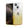 Newface Apple iPhone 14 Pummel Shiny Magsafe Kapak - Gold