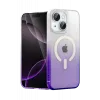 Newface Apple iPhone 14 Pummel Shiny Magsafe Kapak - Mor