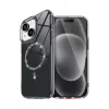 Newface Apple iPhone 15 Plus Live Diamond Magsafe Kapak - Siyah