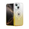 Newface Apple iPhone 15 Plus Pummel Shiny Magsafe Kapak - Gold
