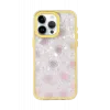 Newface Apple iPhone 15 Pro Max Lumi Desenli Kapak - Sarı