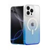 Newface Apple iPhone 15 Pro Max Pummel Shiny Magsafe Kapak - Mavi