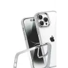 Newface Apple iPhone 15 Pro Max Razer Lensli Silikon - Gümüş
