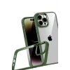 Newface Apple iPhone 15 Pro Max Razer Lensli Silikon - Yeşil