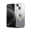 Newface Apple iPhone 15 Pummel Shiny Magsafe Kapak - Siyah