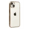 Newface Apple iPhone 15 Razer Lensli Silikon - Çöl Titanyum