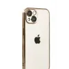 Newface Apple iPhone 15 Razer Lensli Silikon - Çöl Titanyum
