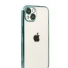 Newface Apple iPhone 15 Razer Lensli Silikon - Yeşil