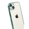 Newface Apple iPhone 15 Razer Lensli Silikon - Yeşil