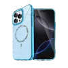 Newface Apple iPhone 16 Pro Live Diamond Magsafe Kapak - Mavi