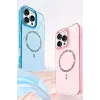 Newface Apple iPhone 16 Pro Live Diamond Magsafe Kapak - Yeşil