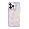 Newface Apple iPhone 16 Pro Lumi Desenli Kapak - Mor