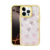 Newface Apple iPhone 16 Pro Max Lumi Desenli Kapak - Sarı